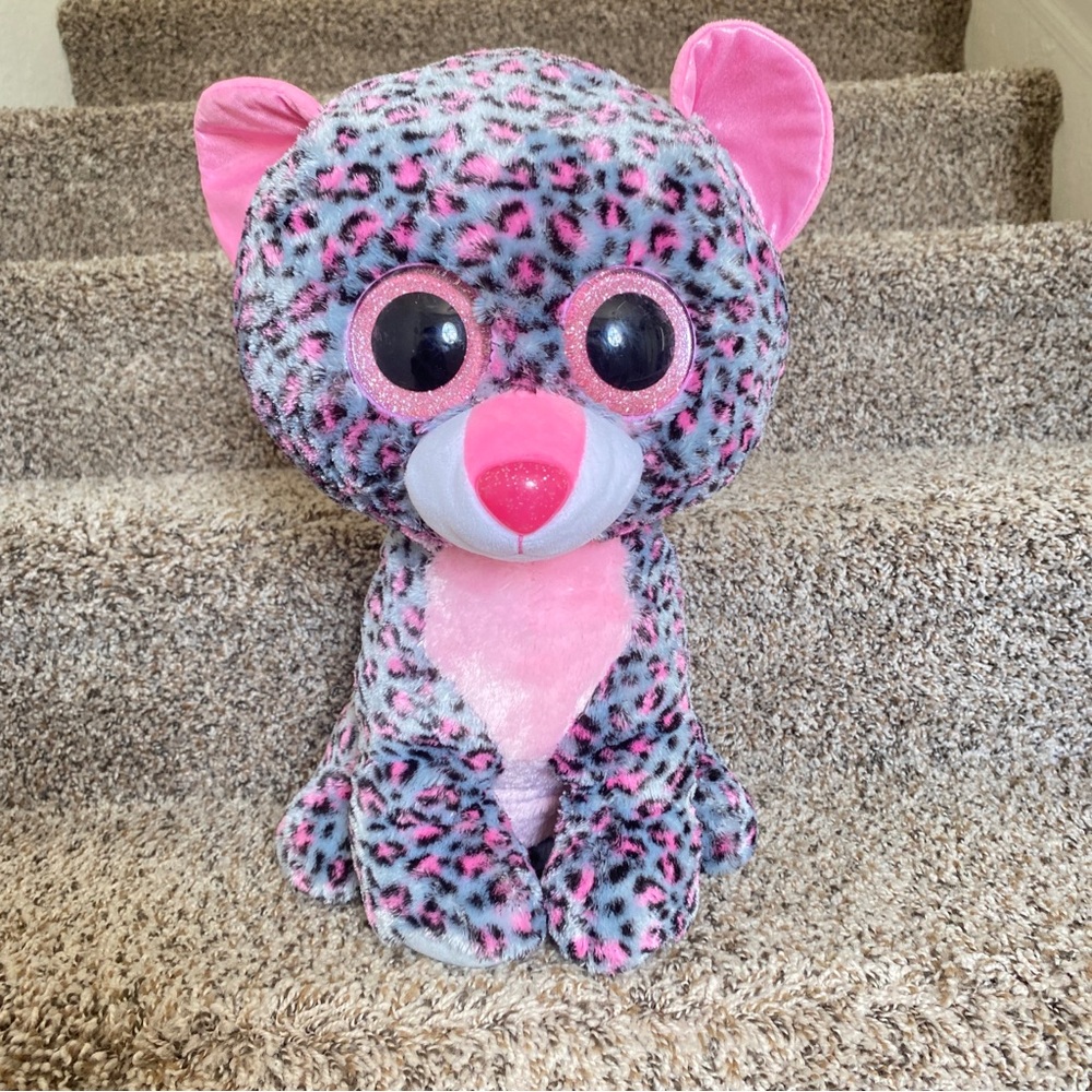 Ty big colored cheetah plushie